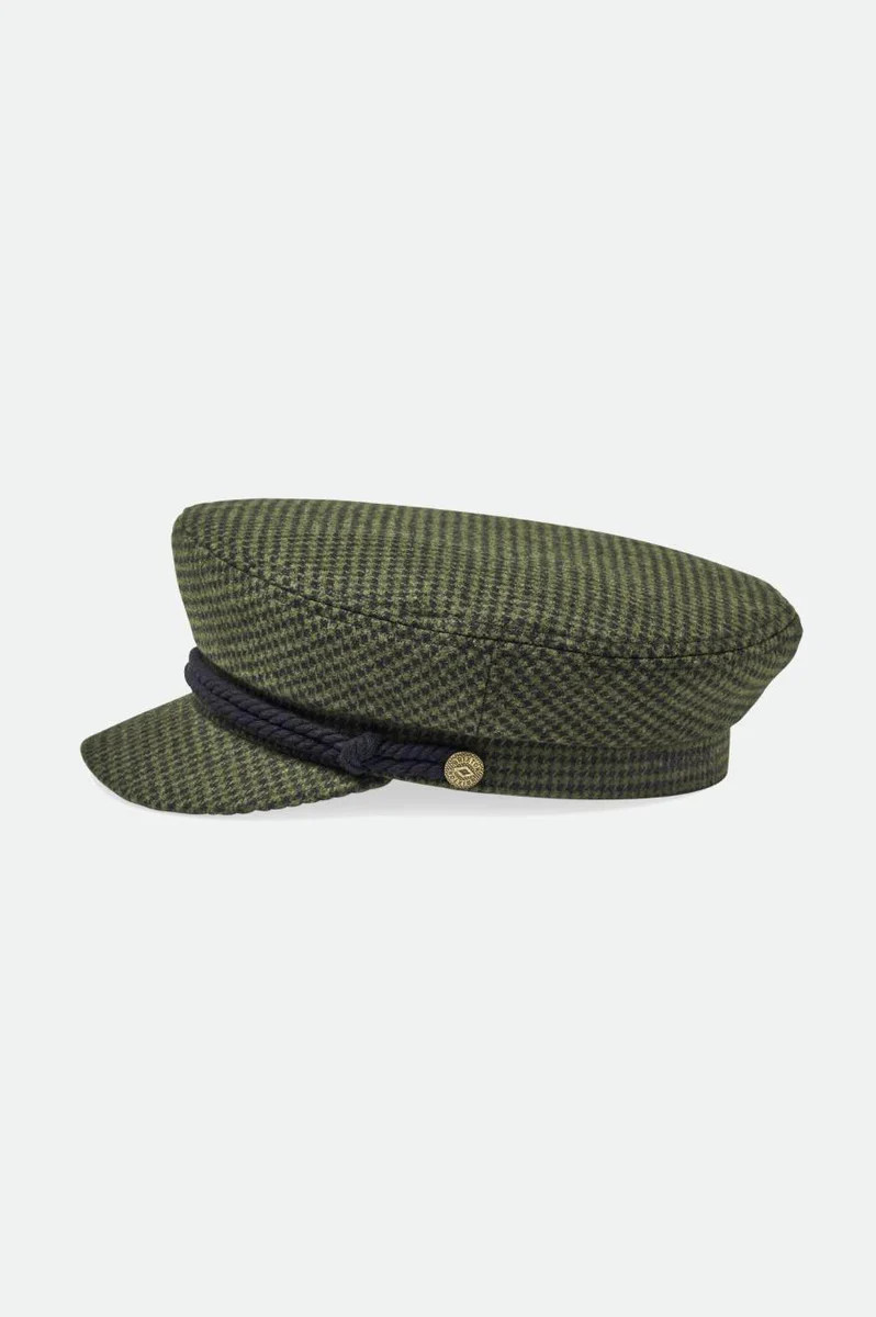 Fiddler Fisherman Cap - Moss/Black | Brixton