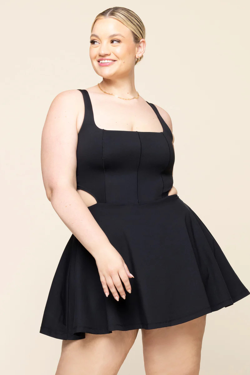 Cut It Out Dress - Black | POPFLEX