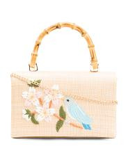 Blue Bird Satchel With Handle | TJ Maxx
