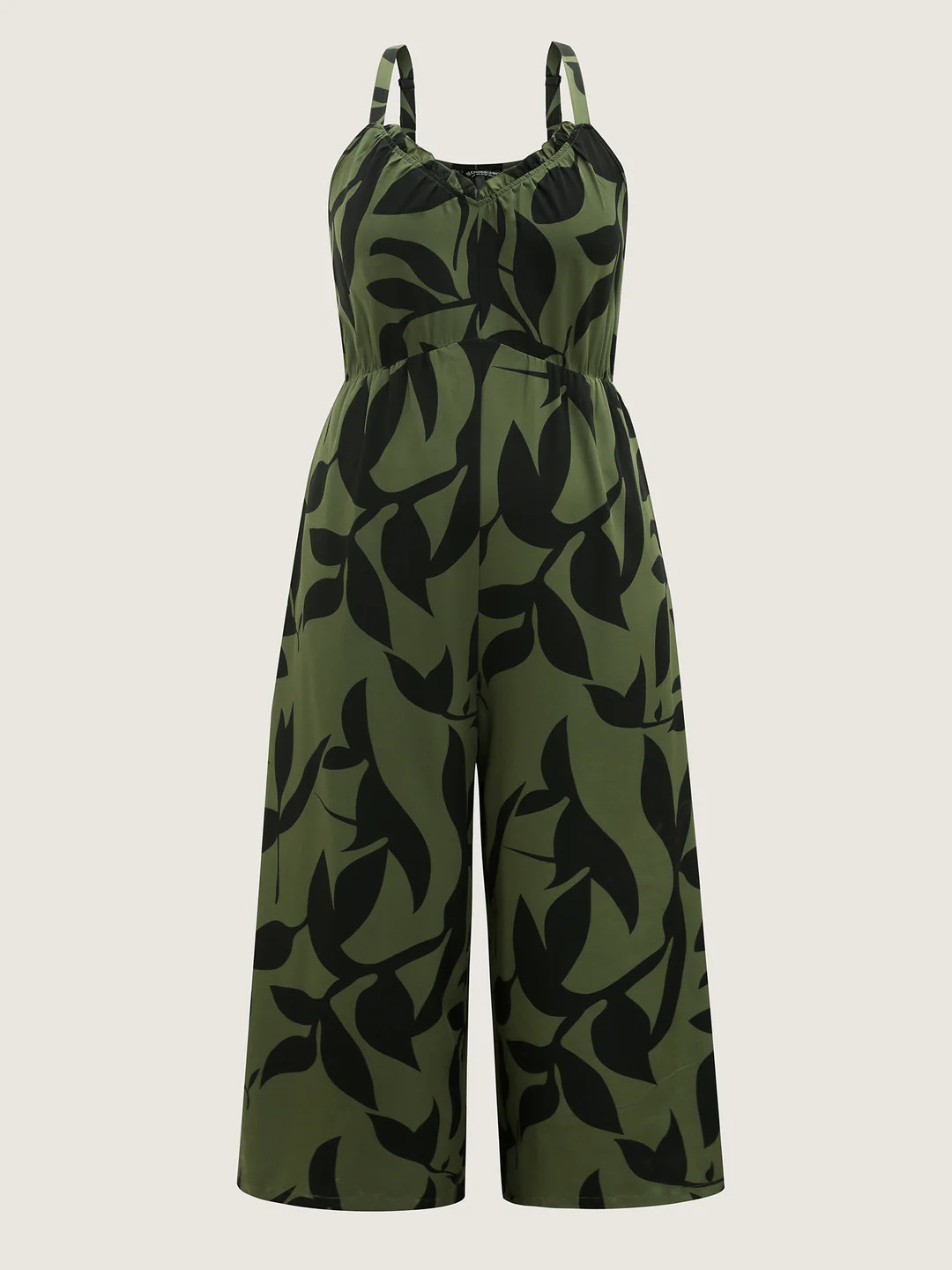 Silhouette Floral Print Sweetheart Jumpsuit | Bloomchic