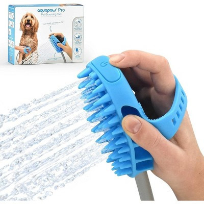 AquaPaw Dog Bath Brush Pro - Sprayer and Scrubber Tool in One - Indoor/Outdoor Dog Bathing Supplies - Pet Grooming | Target