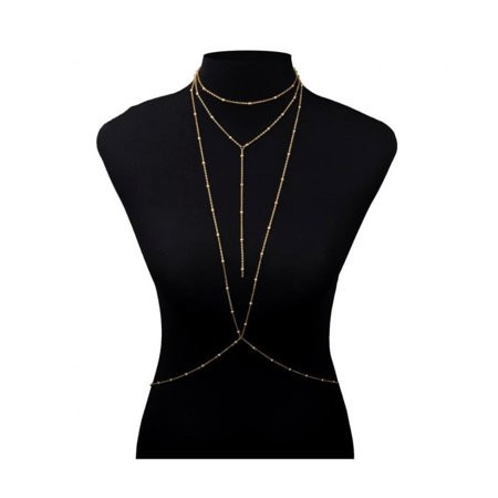 Goldtone Ball-chain Body Chain | Walmart (US)