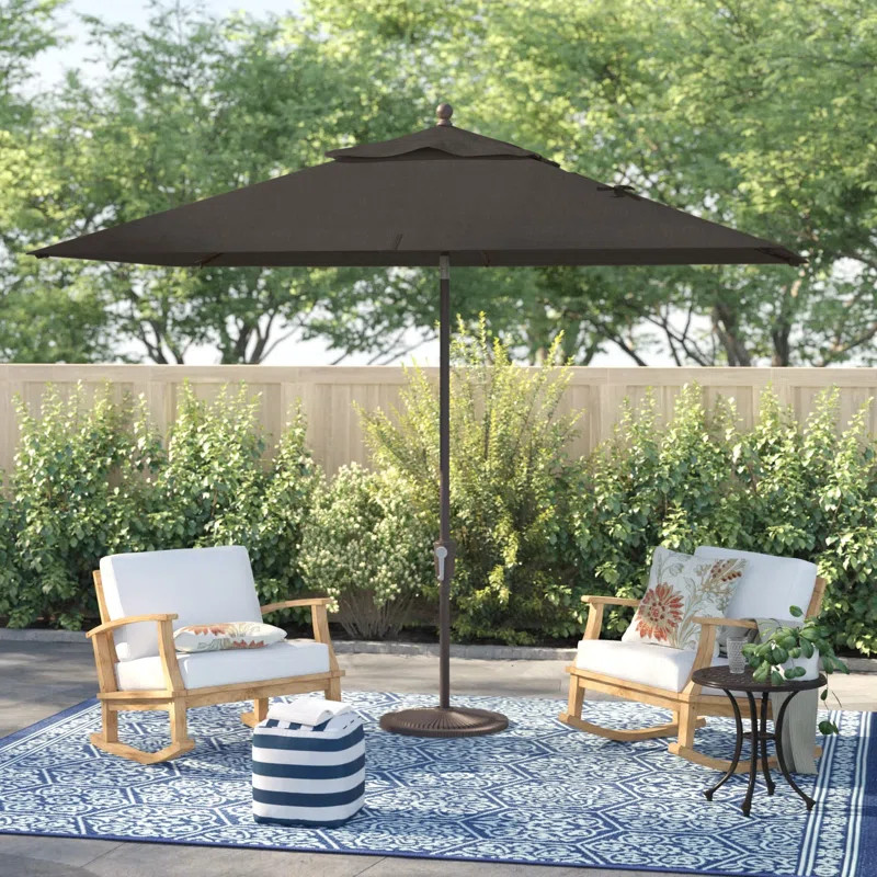 Launceston 10' x 6.5' Rectangular Market Umbrella | Wayfair North America
