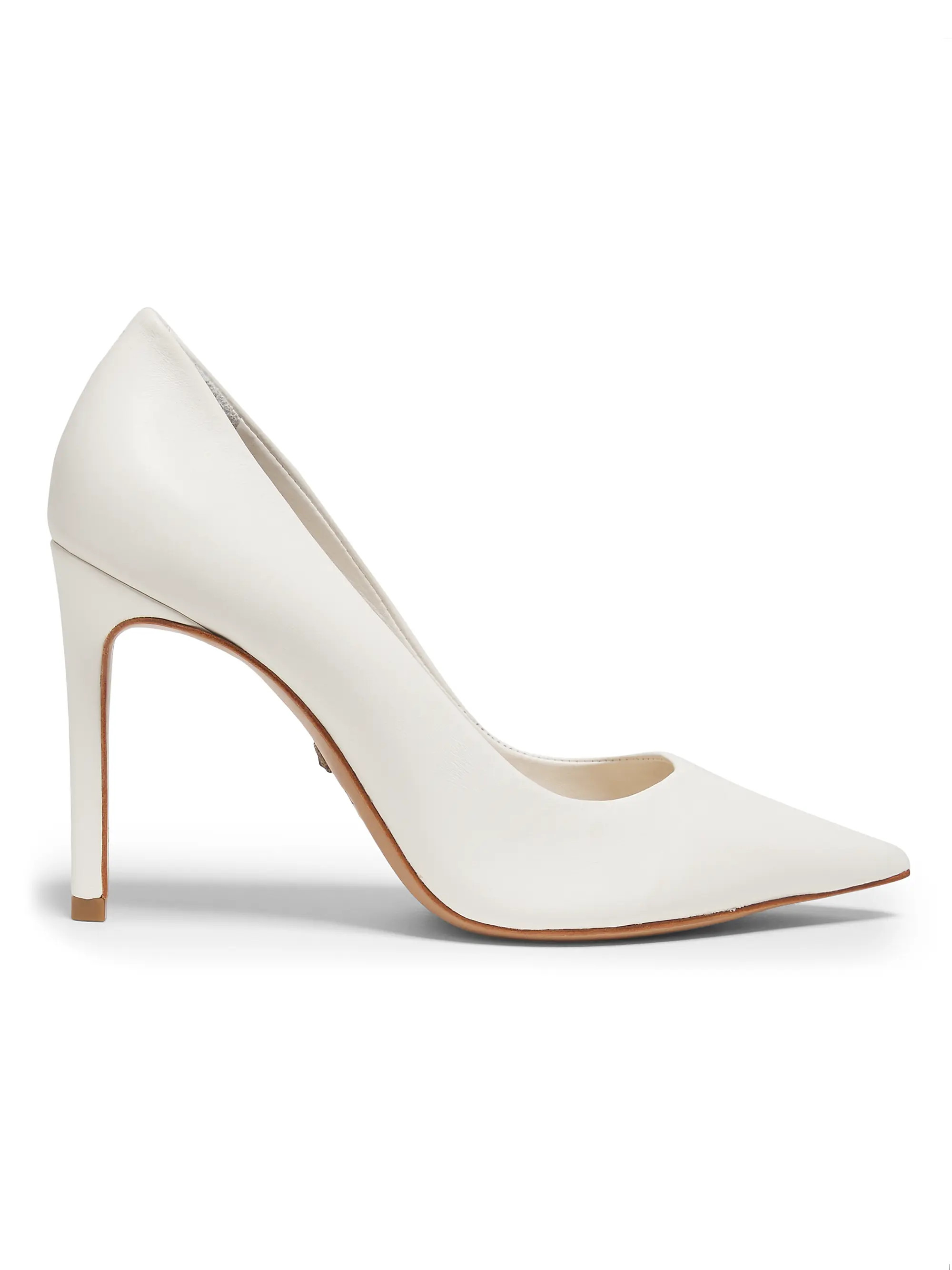 Shop Schutz Lou 100MM Leather Stiletto Pumps | Saks Fifth Avenue | Saks Fifth Avenue