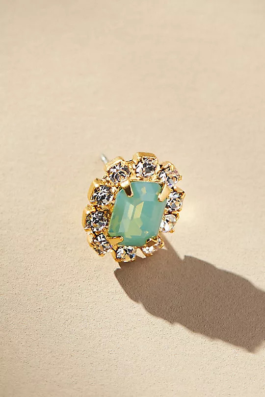 The Pink Reef Crystal Petite Stud Earrings | Anthropologie (US)