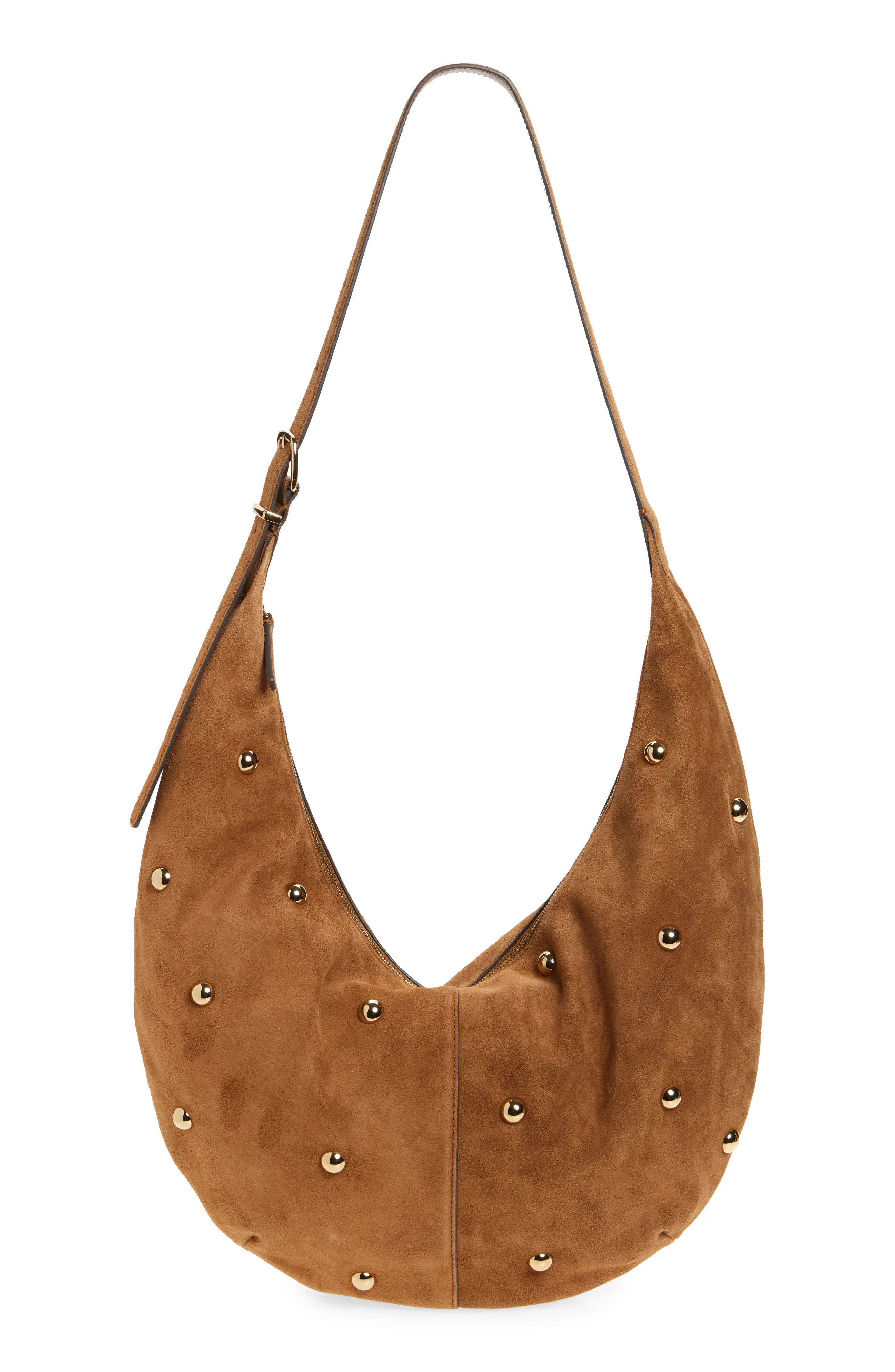 Madewell The Essential Curve Suede Shoulder Bag (Women) | Nordstromrack | Nordstrom Rack