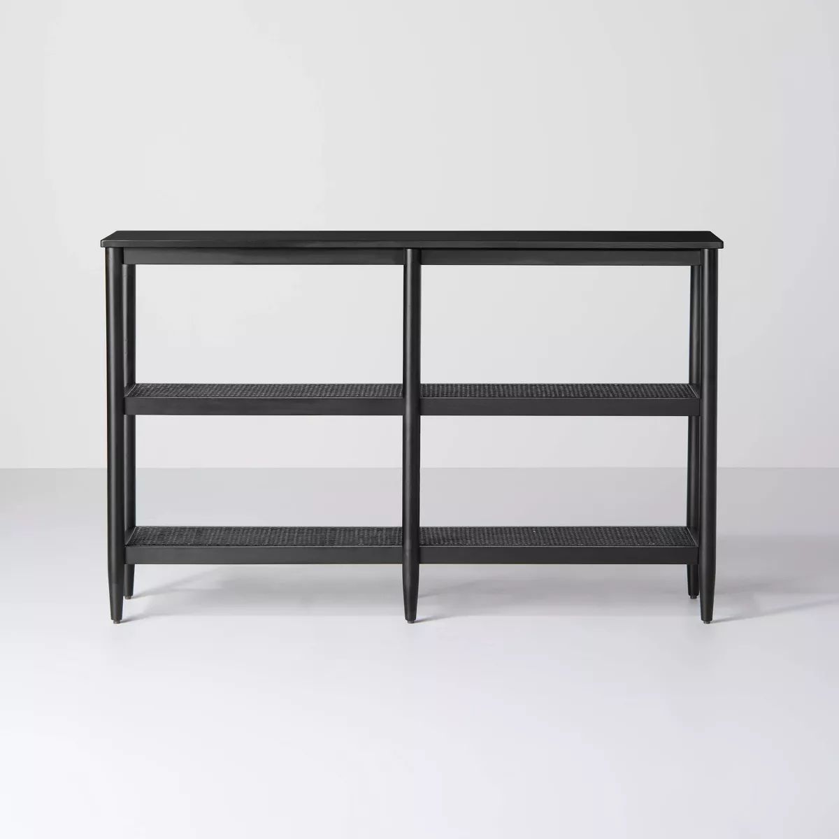 Wood & Cane 3-Shelf Console Bookcase - Hearth & Hand™ with Magnolia | Target