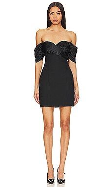 Cinq a Sept Sibyl Mini Dress in Black from Revolve.com | Revolve Clothing (Global)