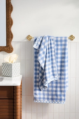 Gingham Cotton Woven Towel Collection | Anthropologie (US)