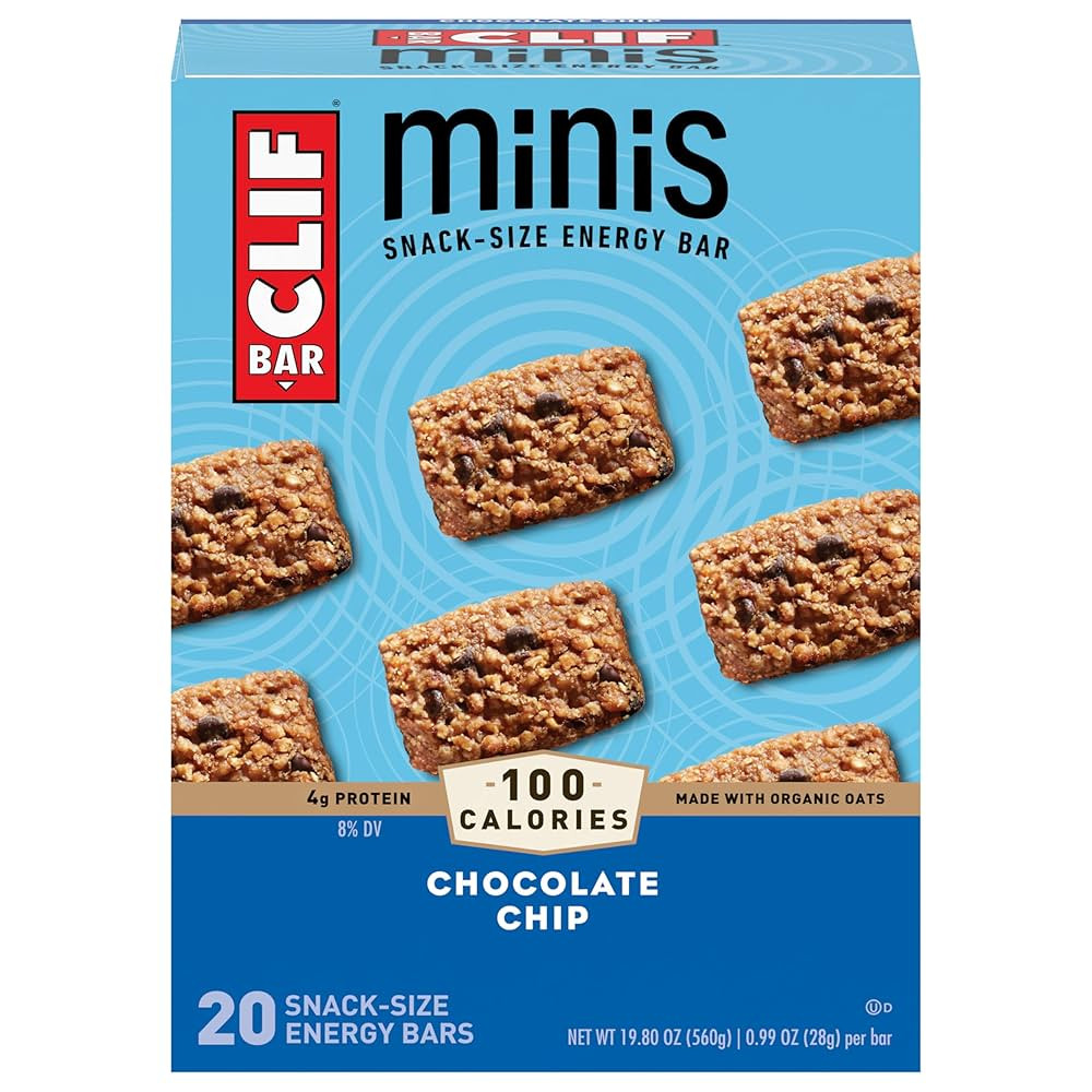 CLIF BAR Minis - Chocolate Chip - Made with Organic Oats - 4g Protein - Non-GMO - Plant Based - S... | Amazon (US)