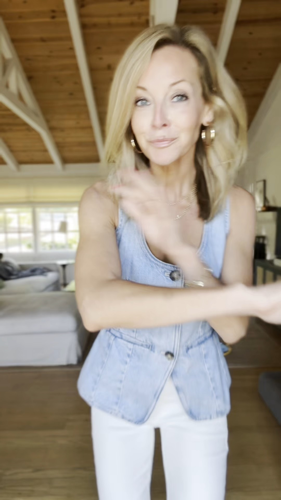 THE best jeans and cute vest! Love this classic look! #LTKSummerEdit

#LTKStyleTip #LTKOver40