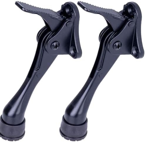 One Touch Kickdown Door Stopper, Door Holder, Heavy Duty Door Stops, Bottom of Door, Height-Adjus... | Amazon (US)