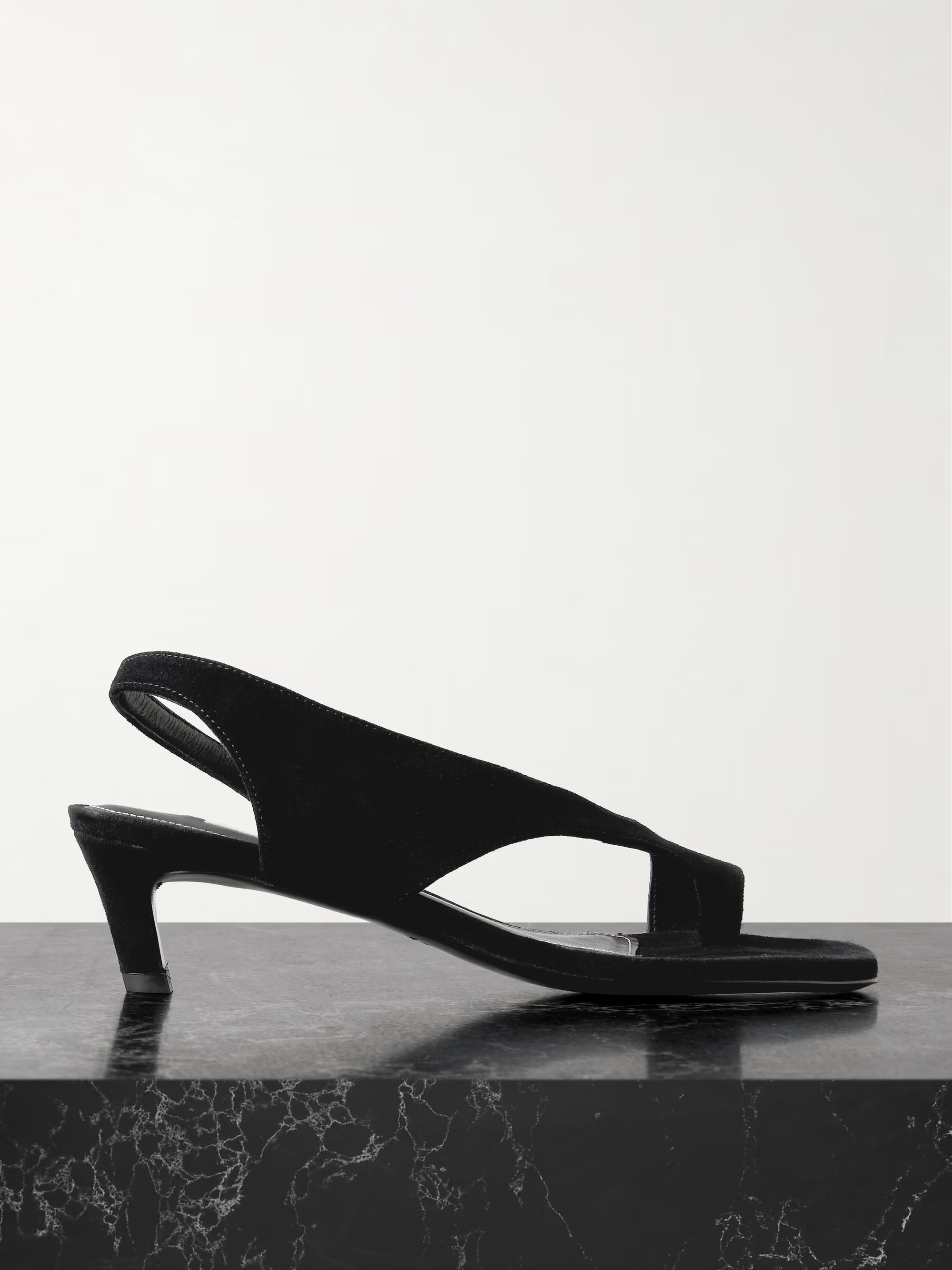 Suede slingback sandals | NET-A-PORTER (UK & EU)