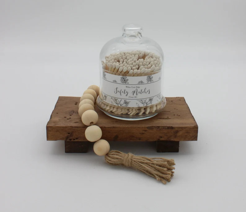 Black & White Floral Match Refillable Glass Dome Jar With | Etsy | Etsy (US)