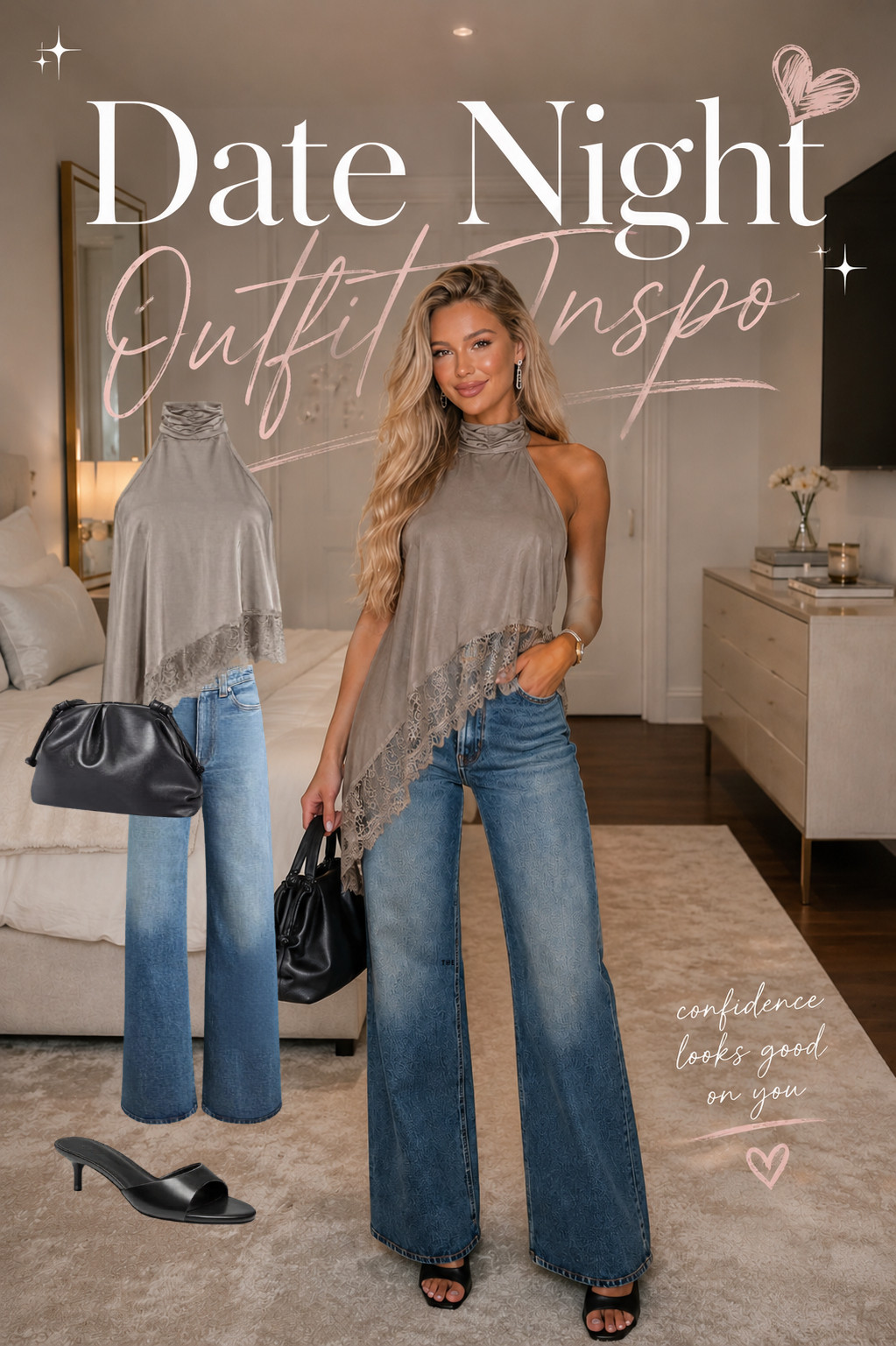 Date Night Outfit Inspo ✨ Chic Amazon Fashion Finds

Serving effortless glam with this neutral halter top, wide leg jeans, and sleek black accessories combo 🤍 The perfect Amazon outfit inspiration for date night, dinner with the girls, rooftop cocktails, or a classy casual evening look. Loving how elevated and feminine this outfit feels while still being comfortable and easy to wear. Save this chic Amazon fashion inspo for your next night out outfit idea!

#amazonfashion #datenightoutfit #amazonoutfits #amazonfinds #outfitinspo #fashioninspo #casualchic #widelegjeans #neutraloutfit #amazonstyle #streetstyle #effortlessstyle #amazonfashionfinds #summeroutfit #springoutfit #trendyoutfits #minimalstyle #classyoutfit #girlsnightoutfit #fashionideas #ootd #styleinspiration #amazonmusthaves #chicstyle #fashionblogger #affiliatelinks #ad