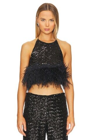 Paillettes Plumage Halter Top
                    
                    Oseree | Revolve Clothing (Global)