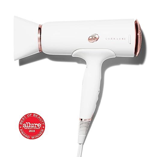 T3 - Cura LUXE Hair Dryer | Digital Ionic Professional Blow Dryer | Frizz Smoothing | Fast Drying... | Amazon (US)