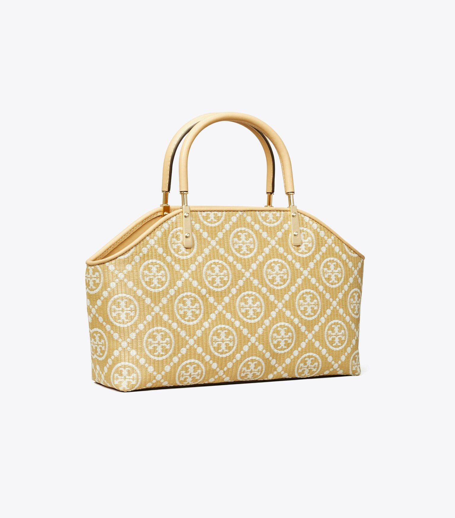 T Monogram Raffia Small Basket Tote: Women's Designer Tote Bags | Tory Burch | Tory Burch (US)
