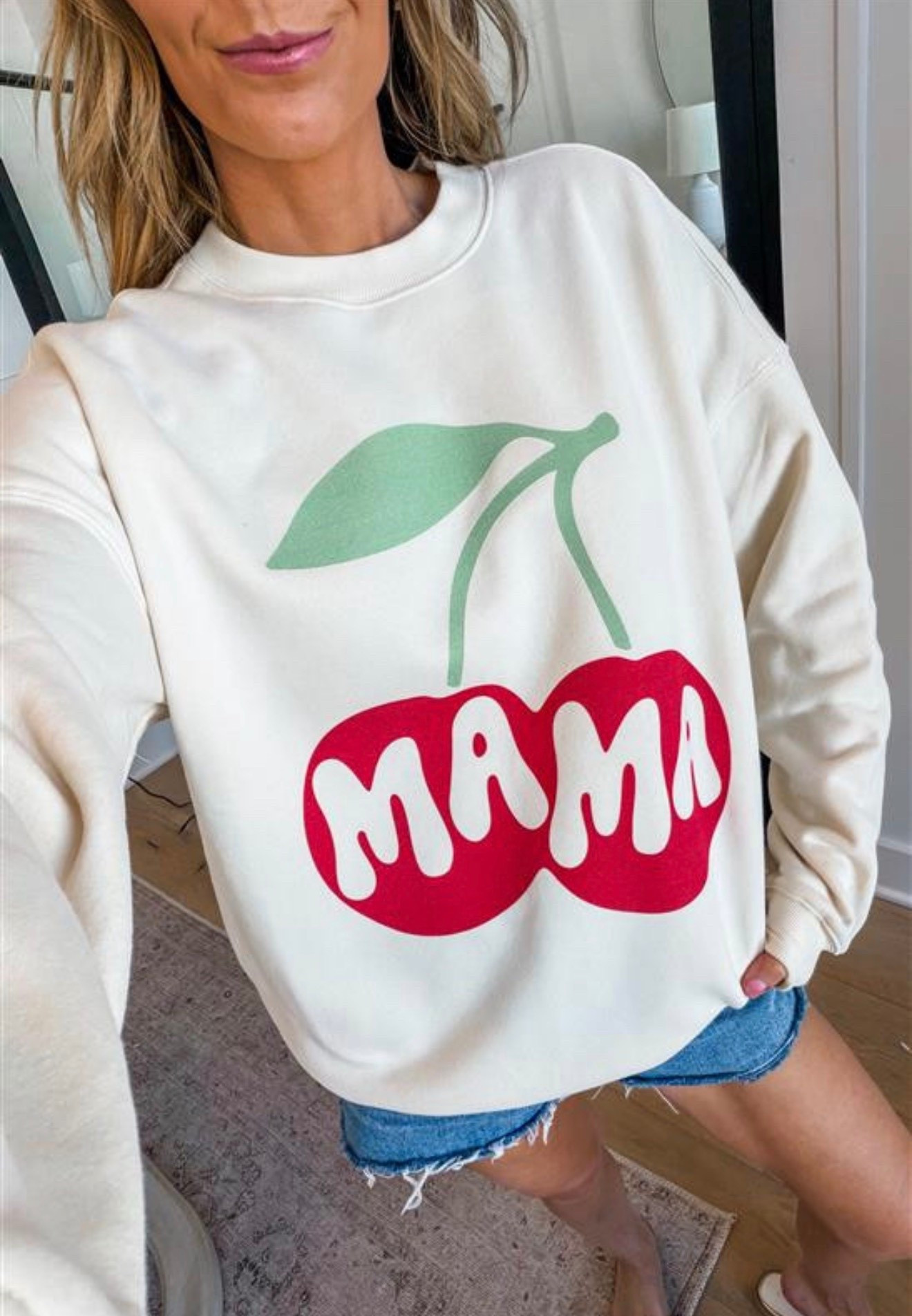 Obsessed with this new graphic sweatshirt! Use code Tori 