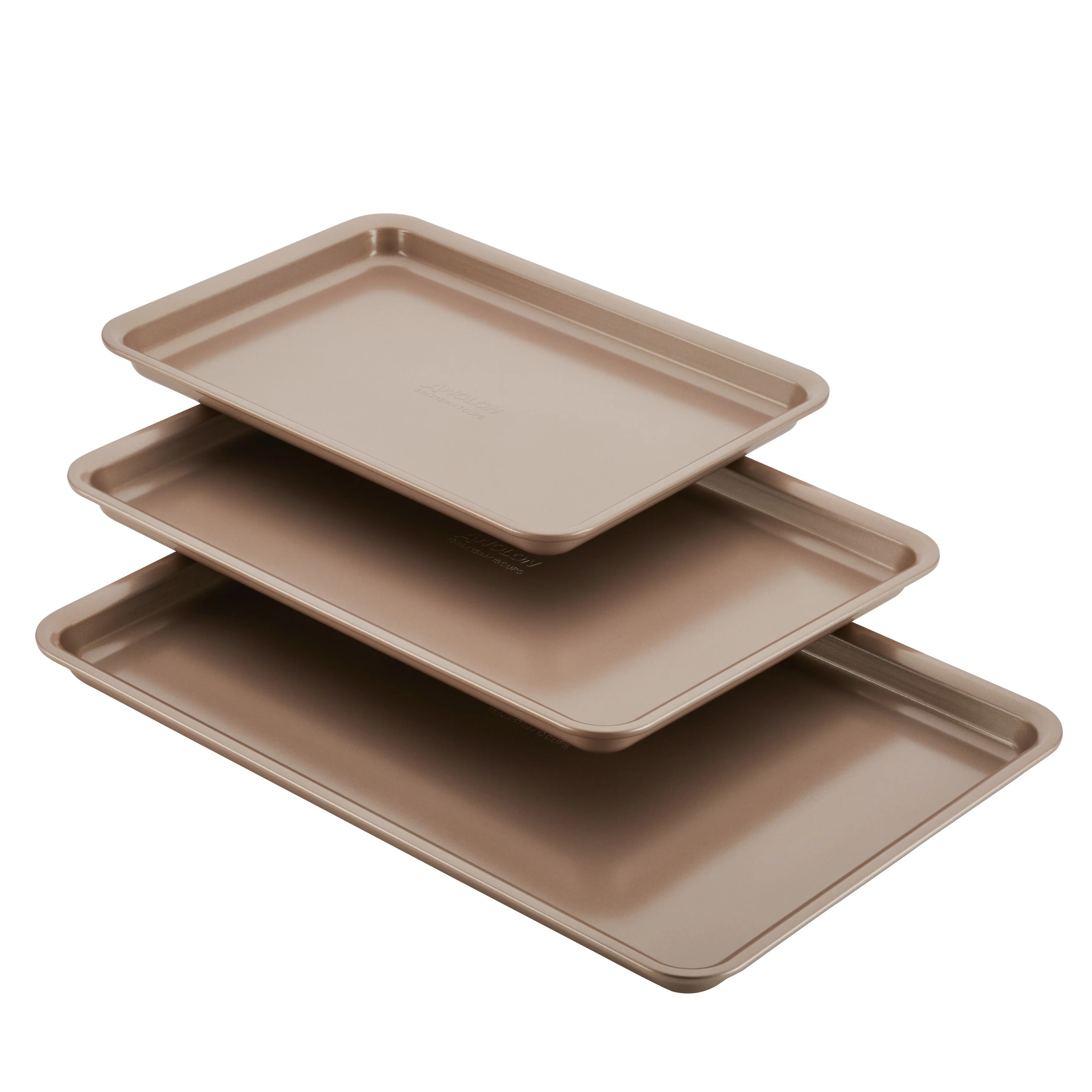 Anolon Gourmet Nonstick Bakeware Cookie Pan Set, 3 Piece | Wayfair North America