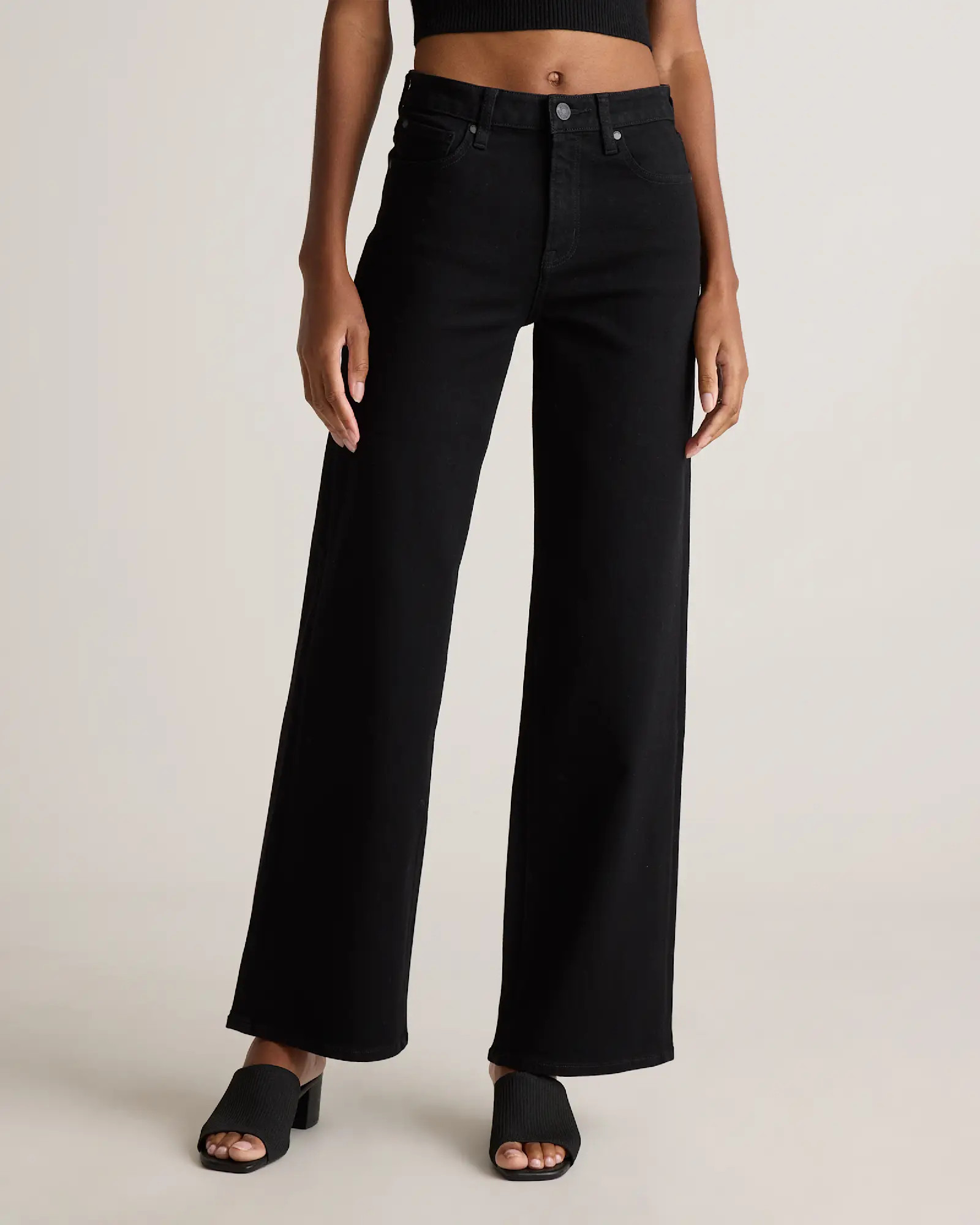 Bella Stretch Wide Leg Jeans | Quince