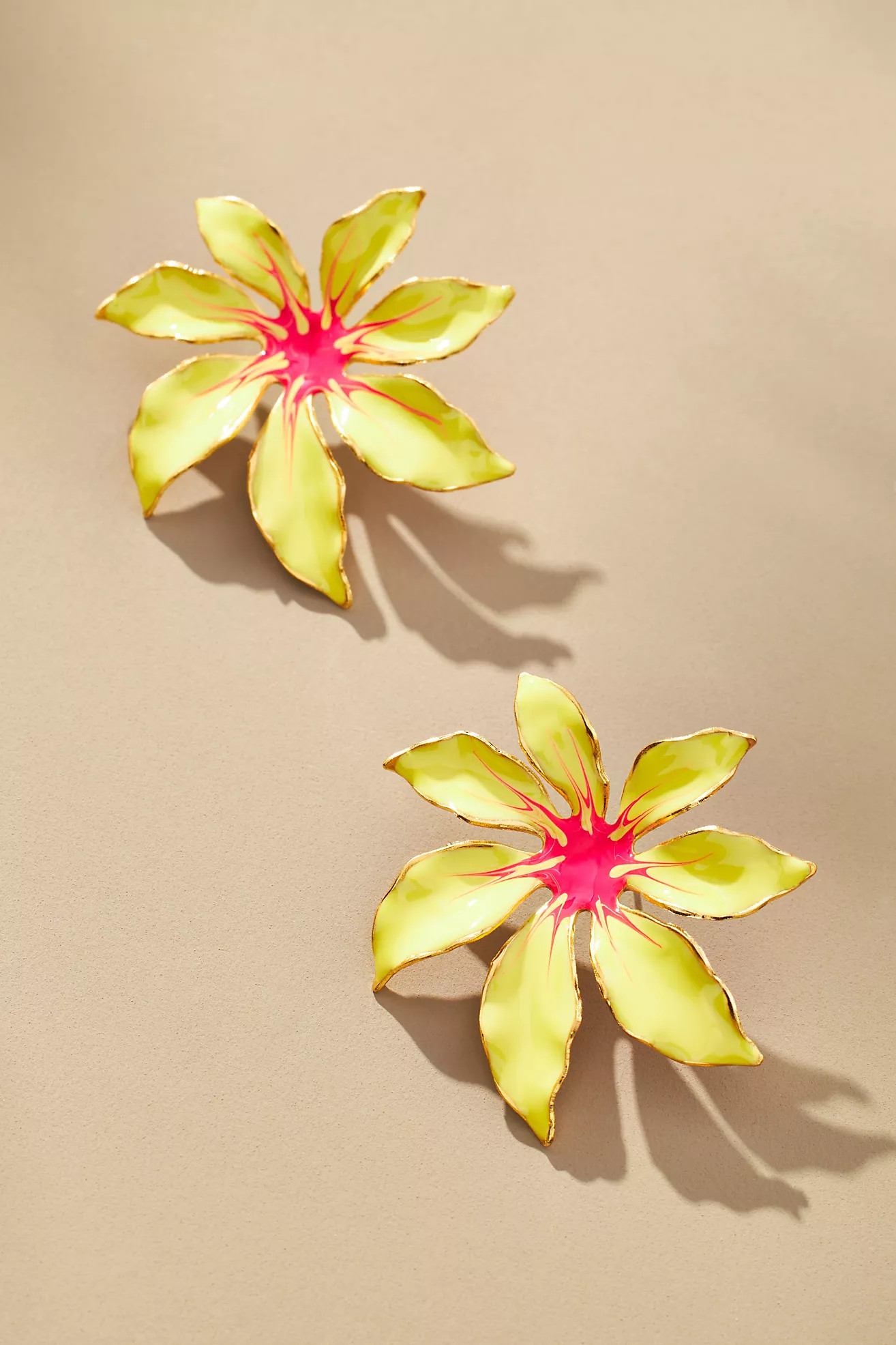 The Pink Reef Tropic Earrings | Anthropologie (US)