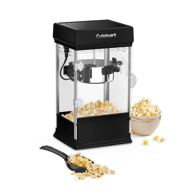 Cuisinart Theater-Style Black Popcorn Maker + Reviews | Crate & Barrel | Crate & Barrel