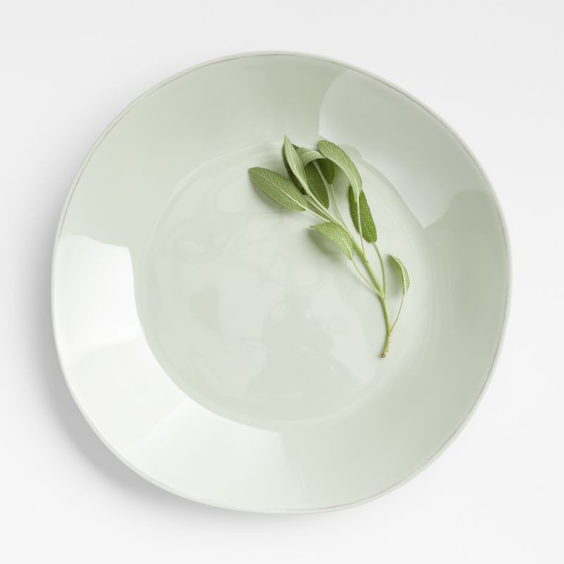 Marin Sage Melamine Dinner Plate + Reviews | Crate & Barrel | Crate & Barrel