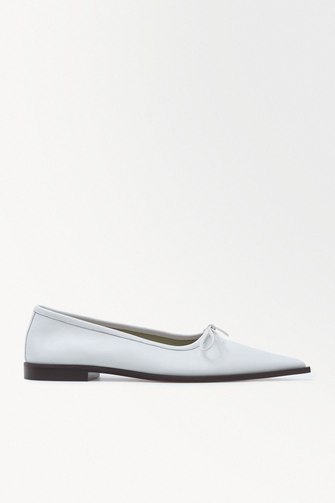 THE LEATHER BALLET FLATS - WHITE - COS | COS UK