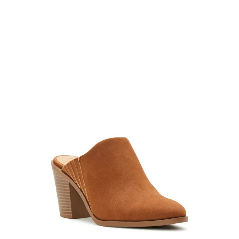 Time and Tru Women's Block Heel Mules | Walmart (US)