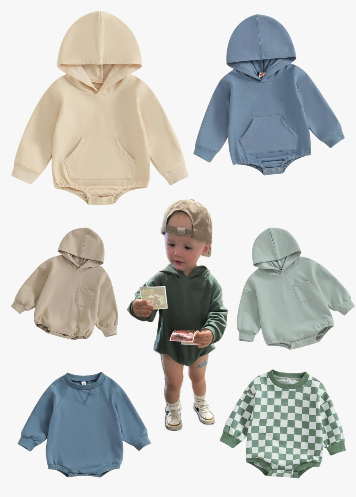 obsessed with these little sweatshirt rompers!! so sad he’s in the 18-24m size & that’s the biggest size a lot of them have 🥹🥹 #LTKToddler #LTKBoyMom #LTKToddlerOutfit

#LTKStyleTip #LTKKids #LTKBaby