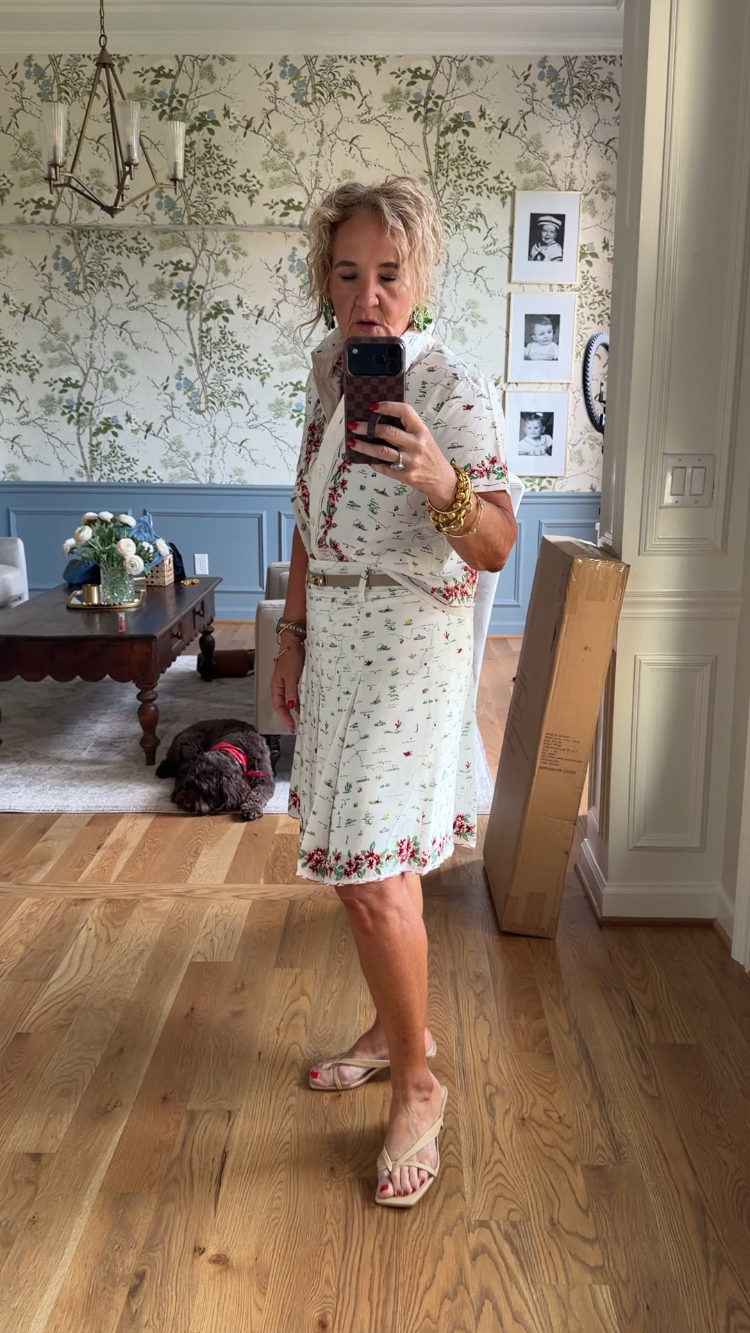 @jcrew top and skirt it’s so lovely 
True to size wearing an 8/medium 
I’ll prob wear the blouse with jeans or linen pants after church.

#LTKOver40 #LTKSaleAlert #LTKootd