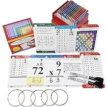 Think2Master Premium 260 Laminated Multiplication & Triangle Division Flash Cards. (All 0-12 X Facts | Amazon (US)