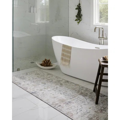 Benfield Beige Machine Washable Area Rug | Wayfair North America