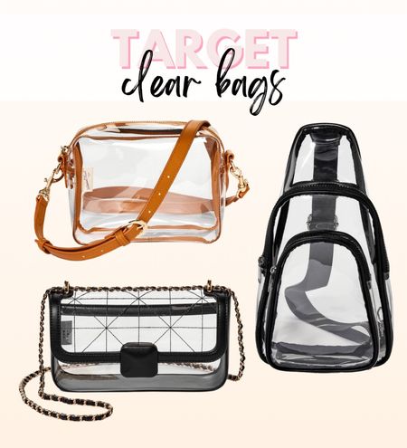 Clear bags perfect for concerts, sporting games, events etc 

#LTKfindsunder50 #LTKitbag
