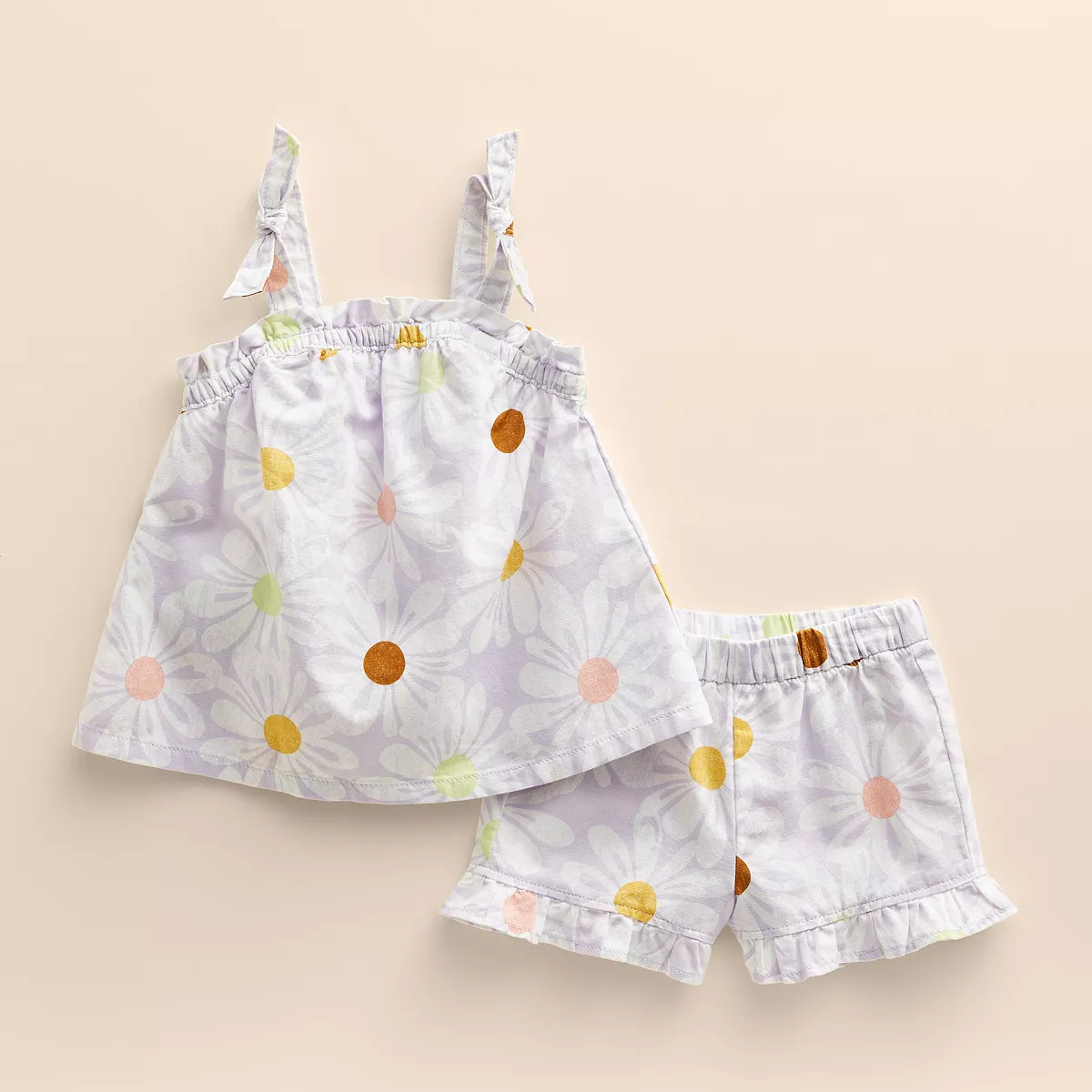 Kids 4-8 Little Co. by Lauren Conrad Tie Tank Top & Shorts Set | Kohl's