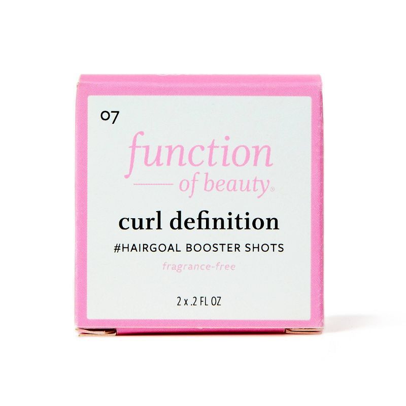 Function of Beauty Curl Definition #HairGoal Add-In Booster Treatment Shots with Flaxseed Oil - 2... | Target