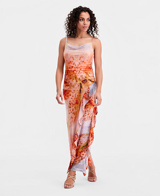 Women's Ruffled Sleeveless Dress, Macy's Exclusive | Macy's