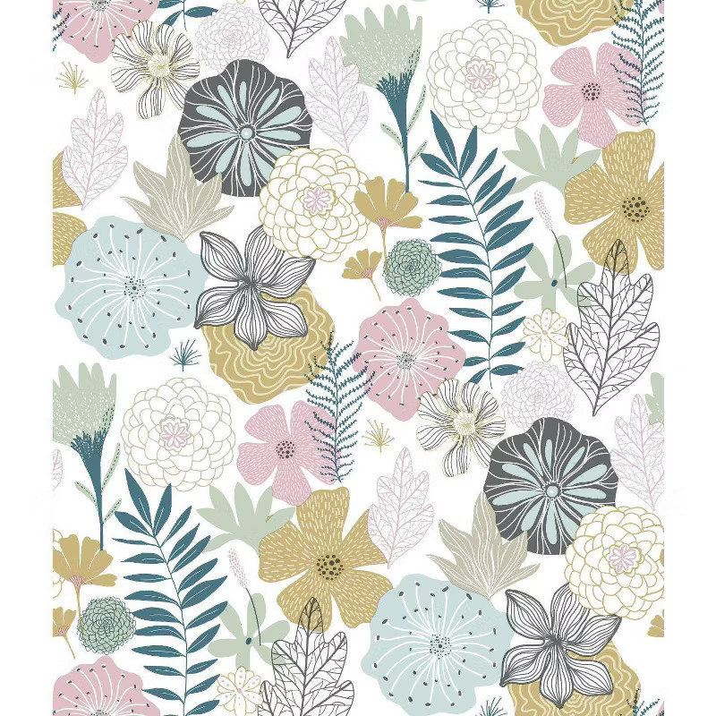 RoomMates Perennial Blooms Peel & Stick Wallpaper | Target