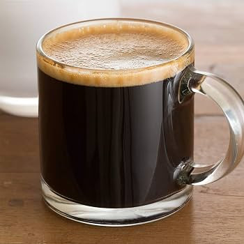 Glass Mugs 12 oz,QAPPDA Clear Coffee Mugs With Handle 350ml,Tea Mugs Water Mugs Beer Glasses With... | Amazon (US)