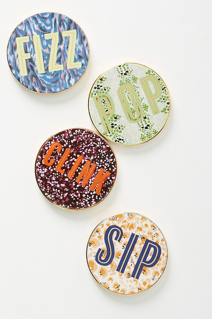 Gisele Coasters, Set of 4 | Anthropologie (US)