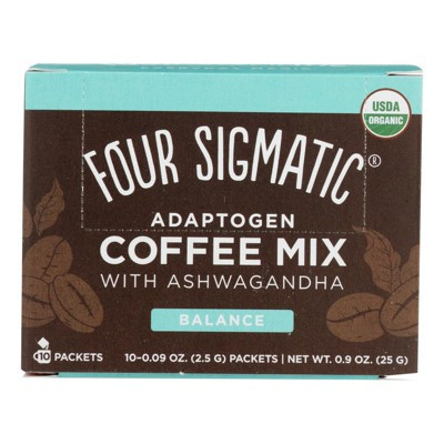 Four Sigmatic Organic Adaptogen Coffee Mix With Ashwagandha Balance Packets - 10 ct | Target