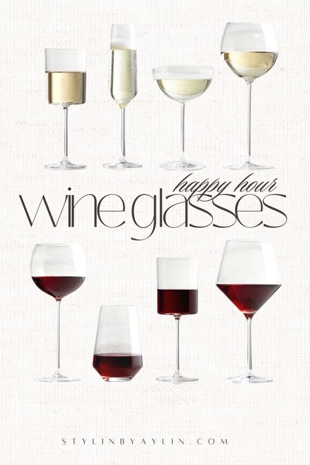 Happy hour wine glasses #StylinbyAylin 

#LTKstyletip #LTKSeasonal #LTKfindsunder50