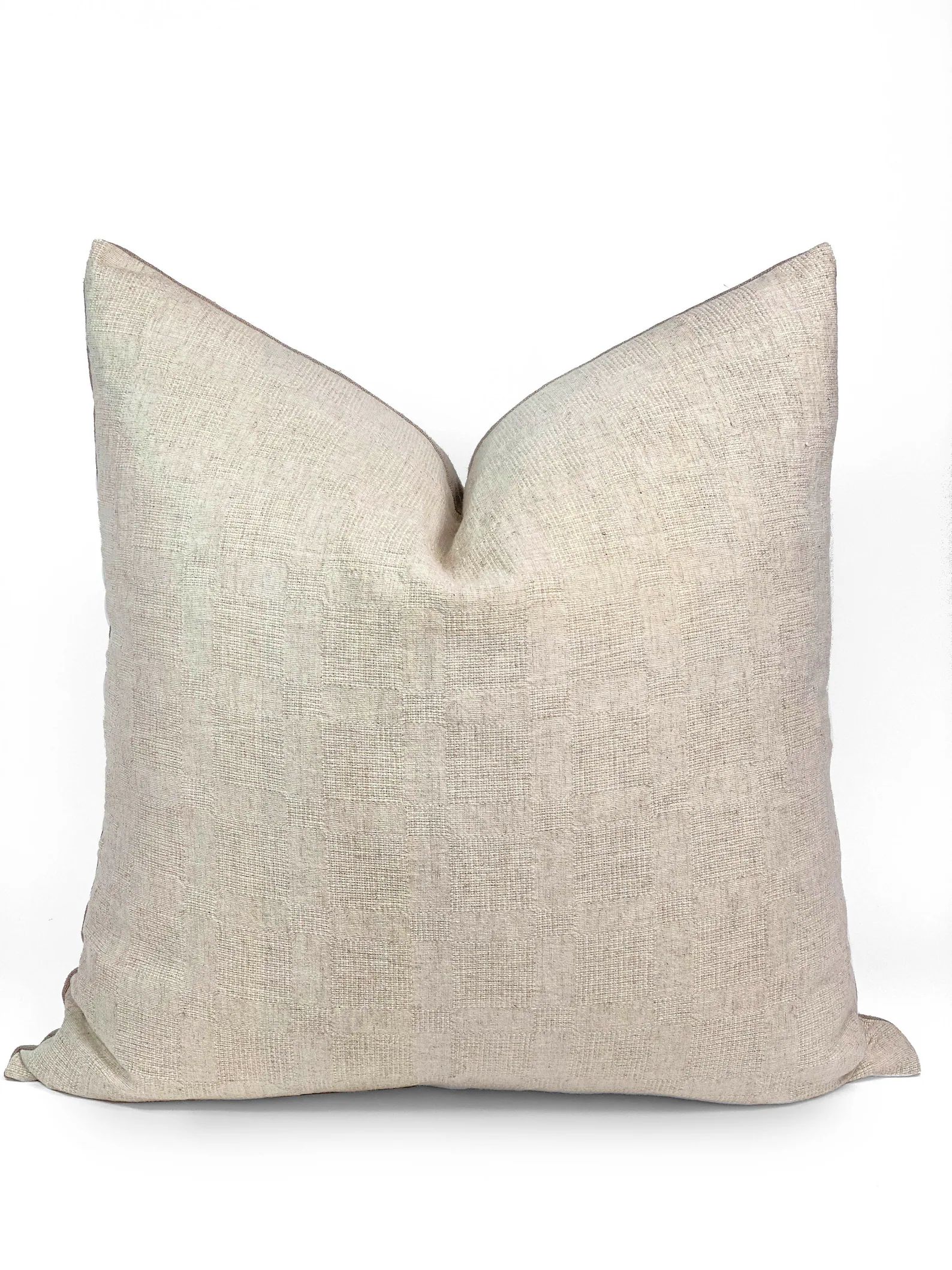 ALDER Beige Woven Pillow Cover, Hmong Pillow, Farmhouse Pillow, Textured Pillow, Neutral Pillow, ... | Etsy (US)
