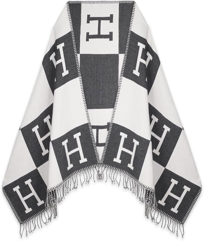 Relang Scarfs for Women Pashmina Silky Shawl Wrap for Evening Dressing Blanket Open Front Poncho ... | Amazon (US)