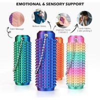 Pain Stim Fidget Anxiety Relief 3D Printed Spiky Grippie Stim Keychain for Stress Relief & Focus, Novelty Gift for Adults & Teen | AliExpress (US)