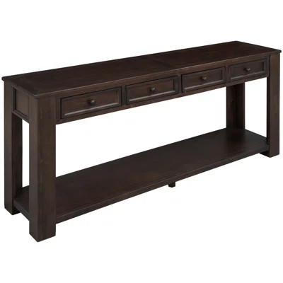 Console Table With Drawer Space: Hallway & Entryway Use Entry Desk: Rectangular Storage Space | Wayfair North America