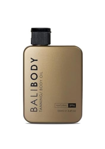 Bali Body Natural Tanning and Body Oil - SPF 6 | UVA/UVB Sun Protection, Indoor/Outdoor Daily Body Oil, Moisturizes & Hydrates All Skin Types | Vegan, Cruelty-Free. Australian Made (100 ml/3.4 fl oz) | Amazon (US)