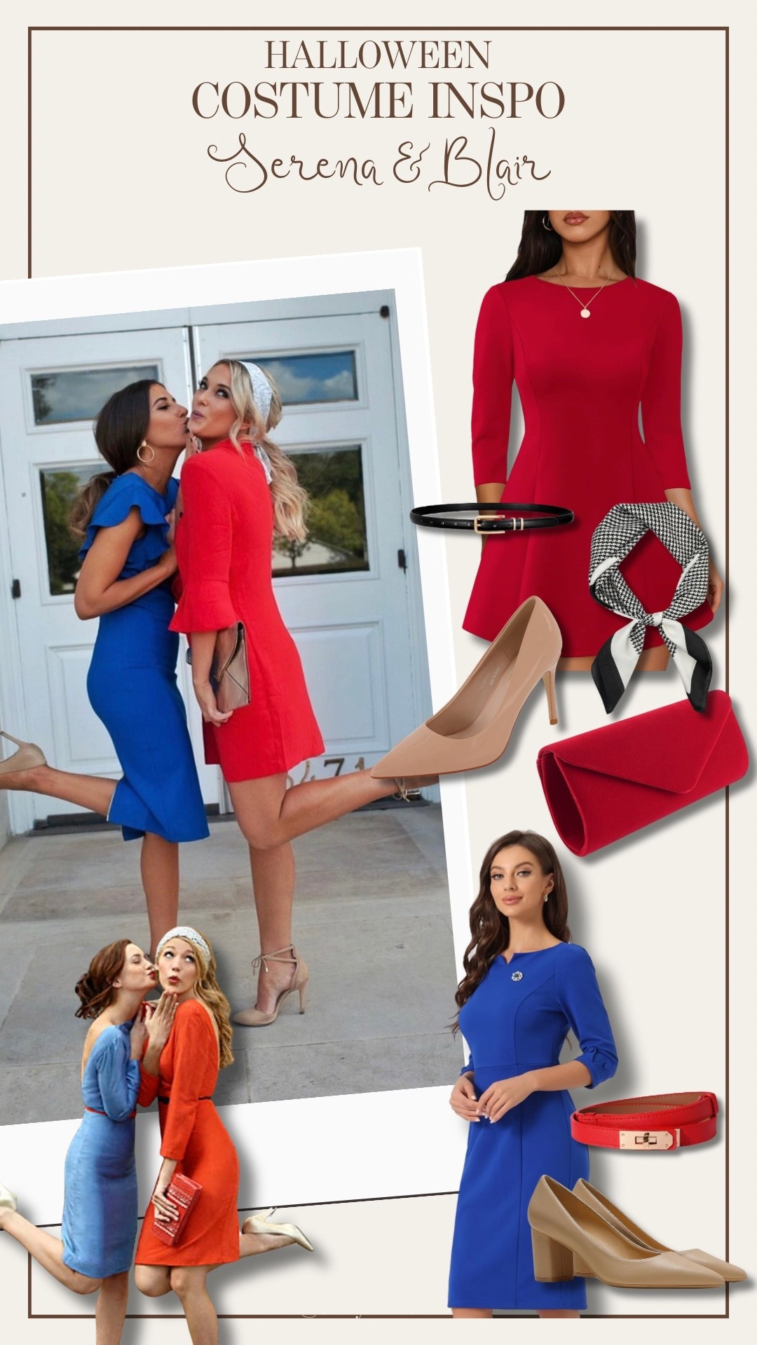 Halloween Costume Inspo: Serena and Blair! #halloween #costumeinspo