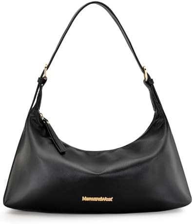 Montana West MEDIUM Shoulder Purses for Women Crescent Hobo Bags Trendy Purses | Amazon (US)